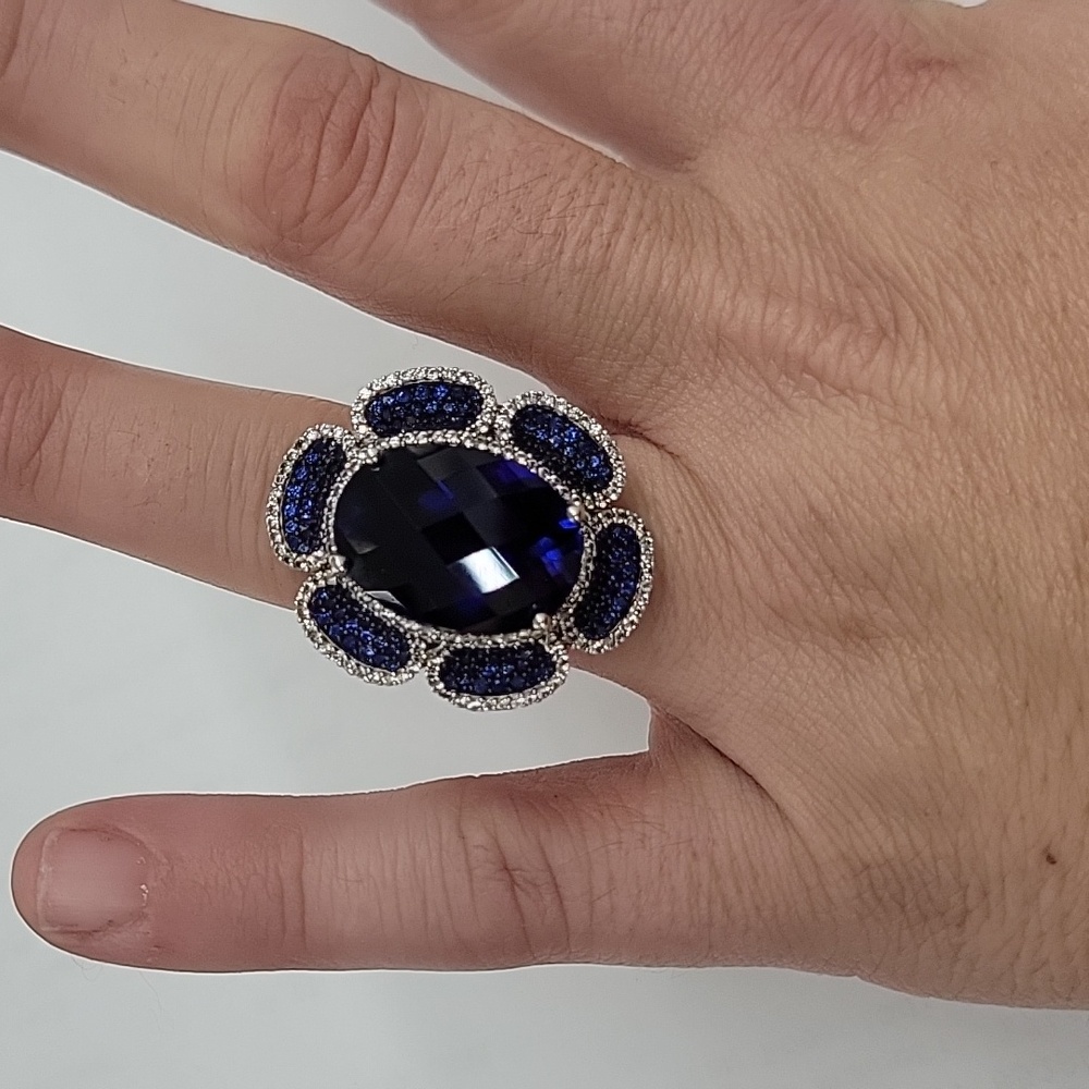 925 sapphire ring